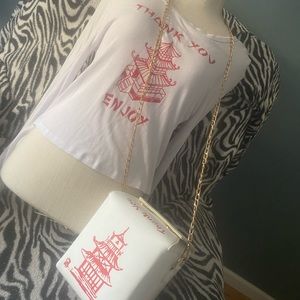 BUNDLE sale only!! Thank you enjoy tee and crossbody handbag